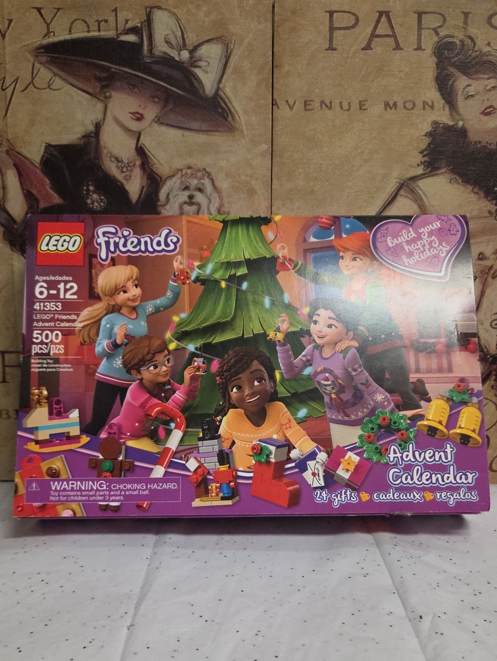 2018 Retired Lego Friends Advent Calendar - Purple, Green, Red, Yellow
